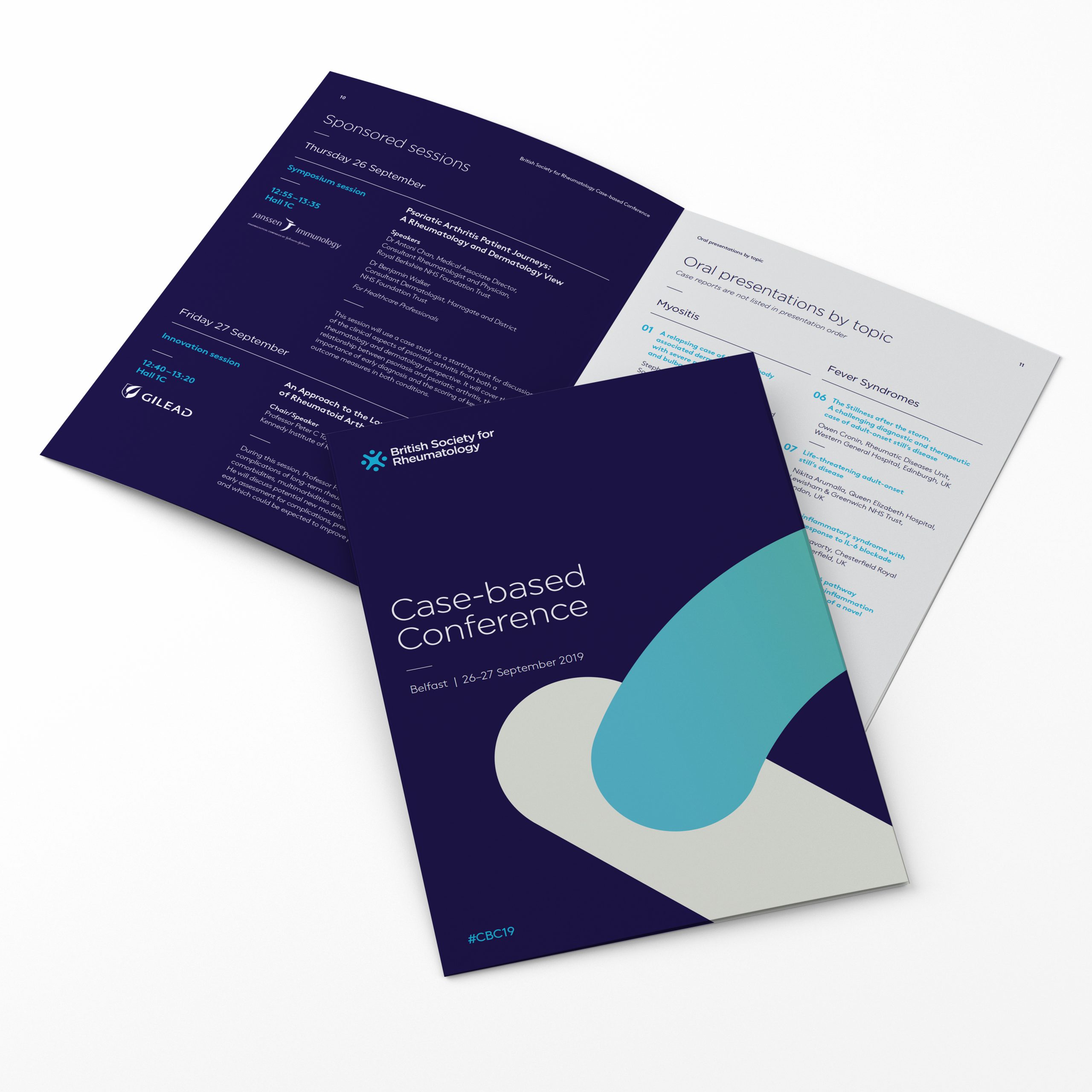 flyer or leaflet in a4 size on white